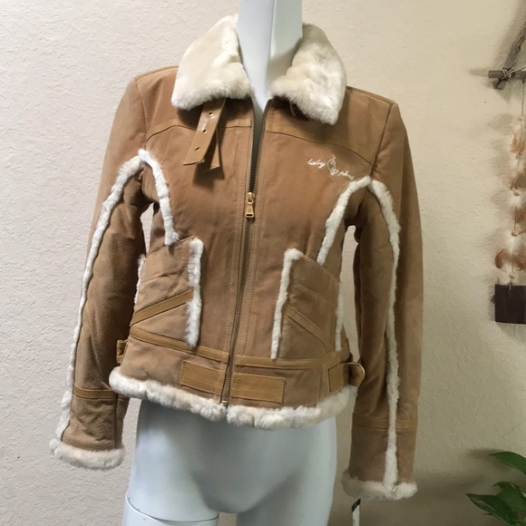 Baby Phat Jackets & Blazers - Baby Phat suede Leather jacket NWT size S